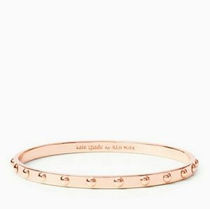 NWT Kate Spade Rose Gold Ball Bangle